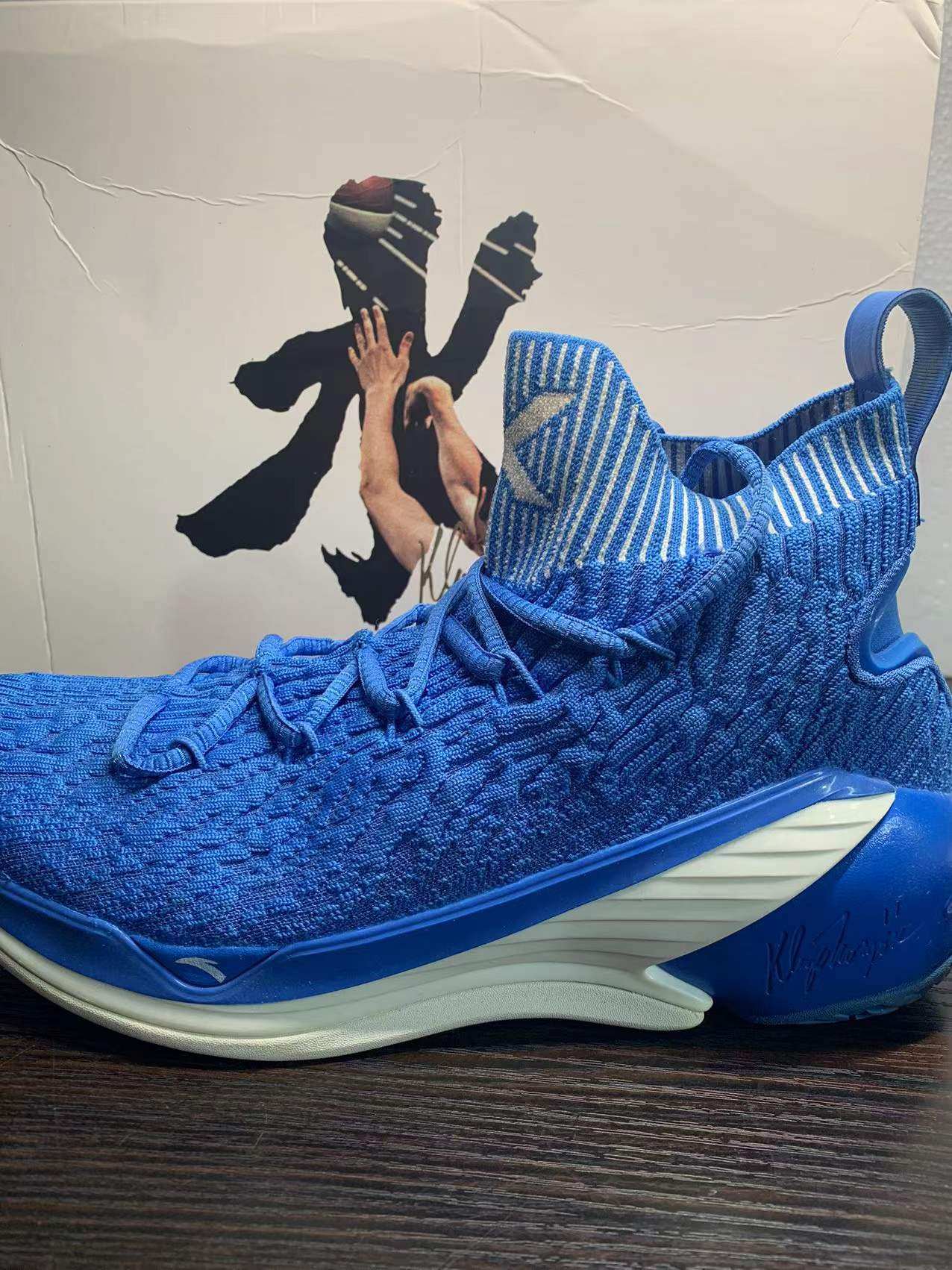 安踏男鞋汤普森三代kt3战靴实战运动防滑耐磨高帮篮球鞋11911101