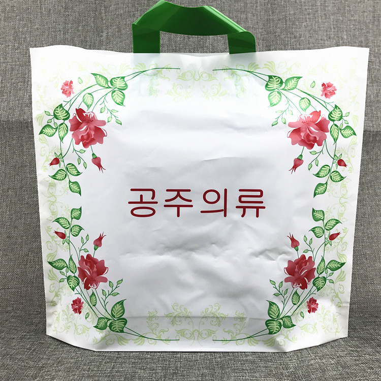 加厚公主服饰女童内衣服装塑料袋批发礼品手提包装袋购物袋子批发