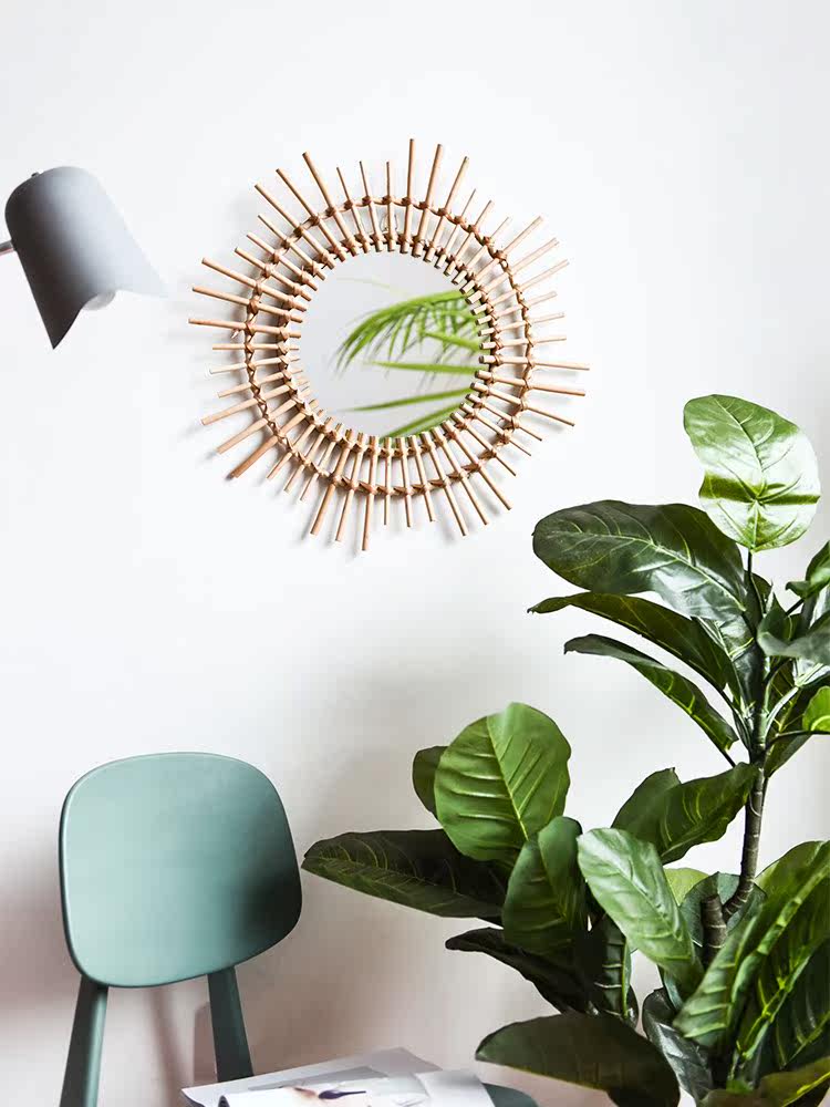 民宿挂飾眼睛裝飾酒店藤編亞特色牆壁印尼藤鏡子太陽越南酒店在類目 住宅傢俱, 鏡子類, 化妝鏡中 - 來自Buy2taobao.com提供專業的淘寶代購服務