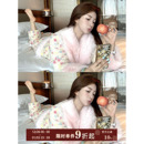 女加厚羊羔绒舒适家居服套装 JoyceBra 甜美彩虹波点毛领睡衣冬季