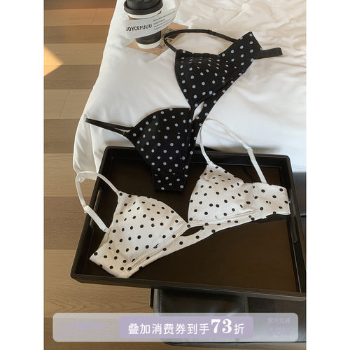 JoyceBra复古俏皮波点内衣文胸