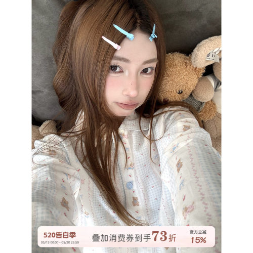 JoyceBra春夏卡通小熊印花睡衣