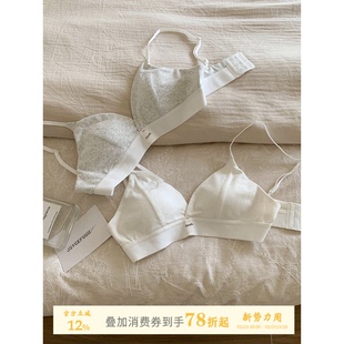 JoyceBra柔软亲肤三角杯内衣女小胸聚拢无钢圈薄款 舒适透气文胸罩