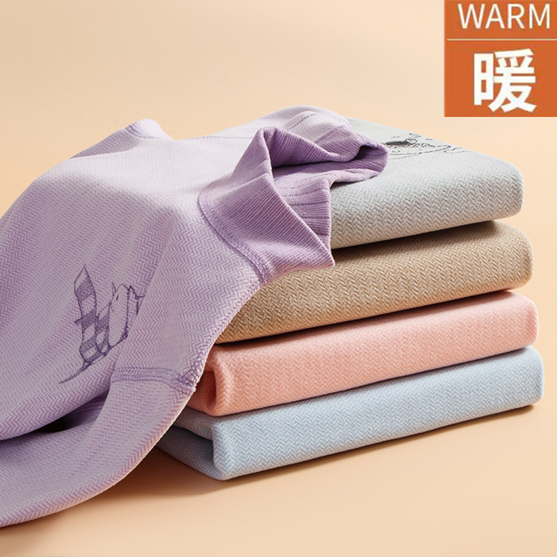 儿童保暖内衣套装半高领德绒暖绒秋冬中大童男童女童男孩秋衣秋裤