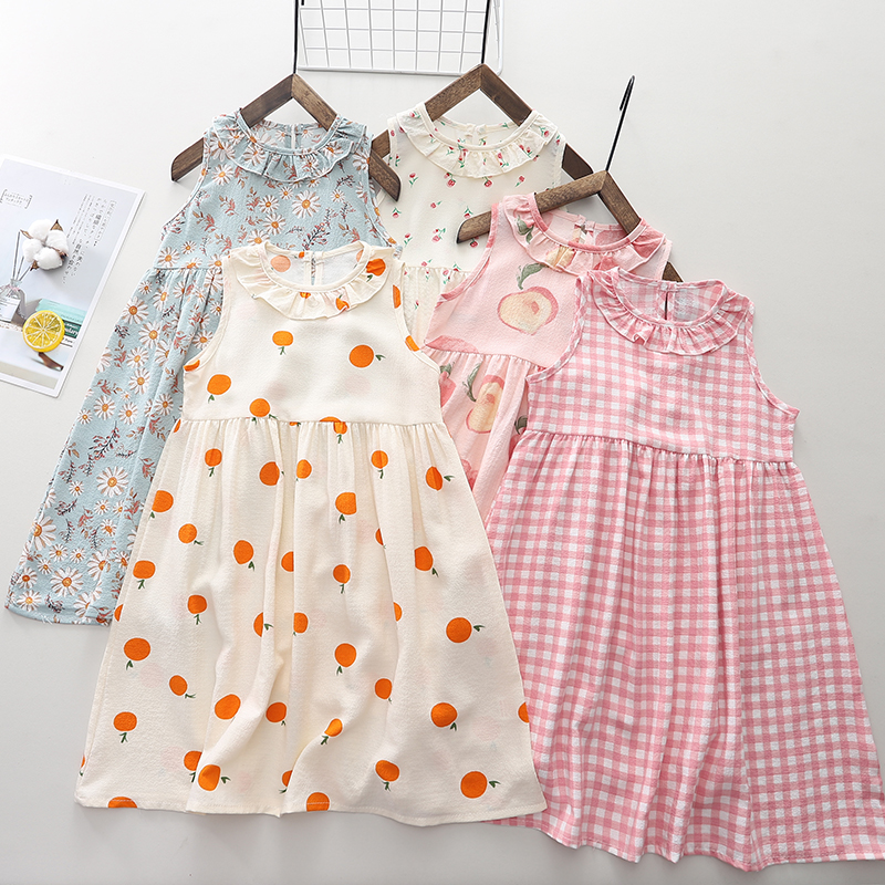 女童睡裙夏季连衣裙子儿童家居服