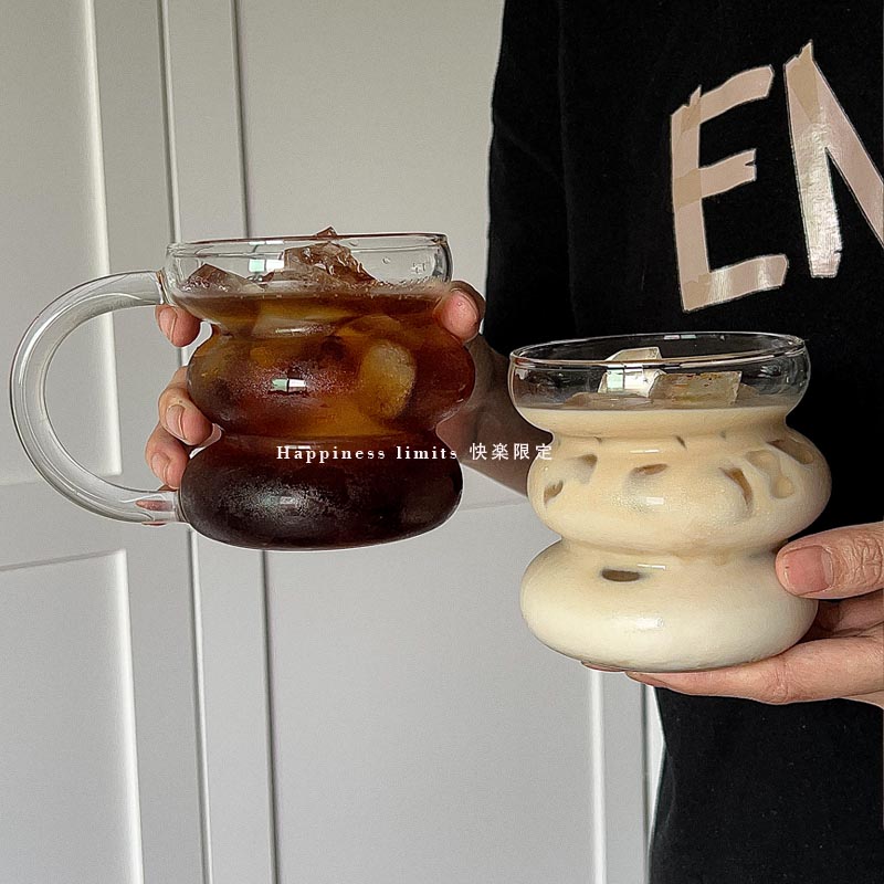 ins风水果茶高硼硅玻璃杯