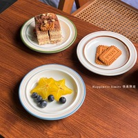 ins韓風盤子簡約下午茶點心盤