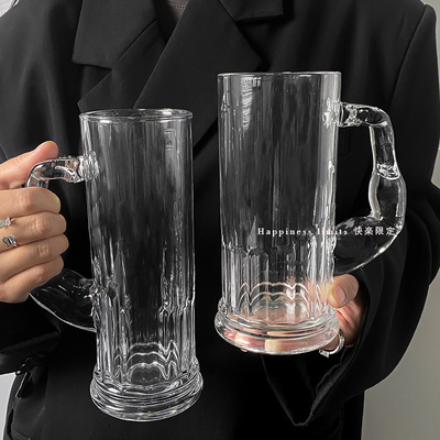 大力士手把杯大容量水手果汁杯