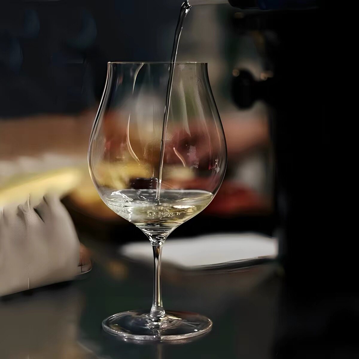 日式木村高脚杯家用商用餐厅高级感红酒杯酒吧调酒杯气泡鸡尾酒杯