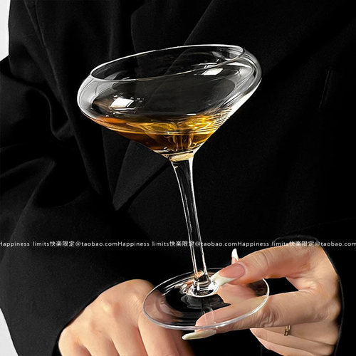 复古ins风特调鸡尾酒杯高脚玻璃杯创意香槟酒杯个性果汁杯饮料杯