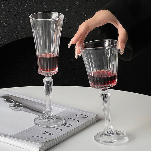 法式氛围感红酒杯香槟杯高颜值