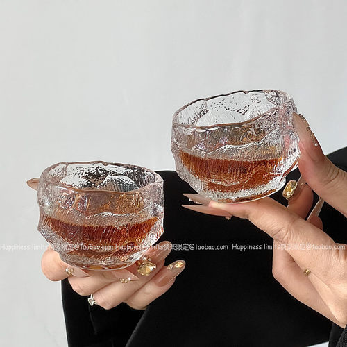 玻璃杯主人杯一口杯功夫茶杯