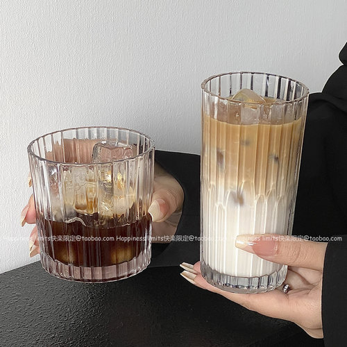 ins网红餐厅冰拿铁杯冷饮冰球杯