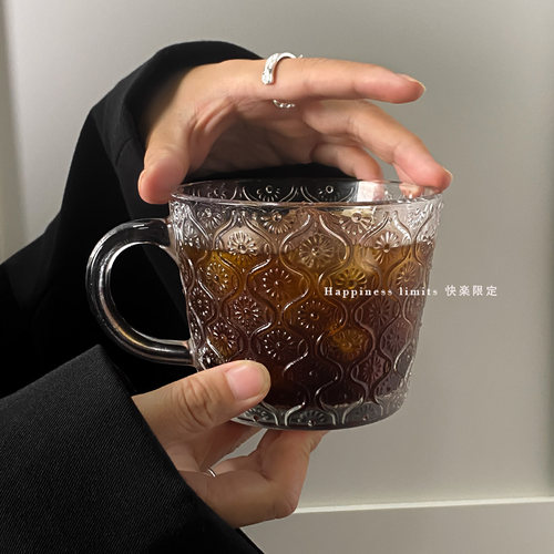 带把手ins咖啡杯牛奶杯早餐杯