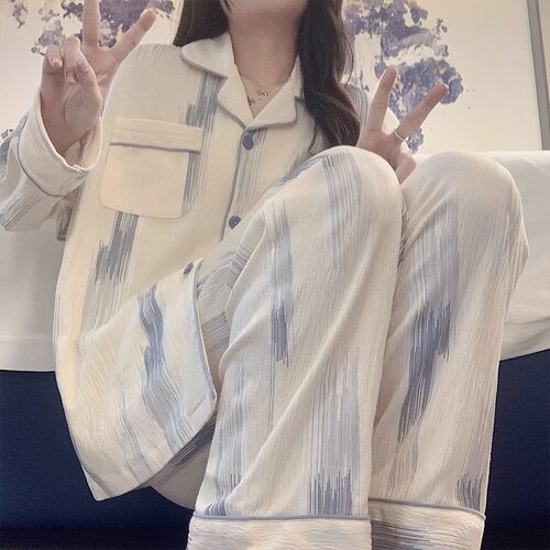 睡衣女春秋2026年新款