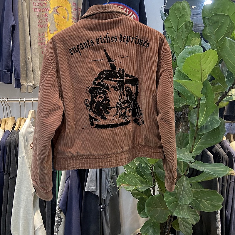 ERD忧郁的富二代灯芯绒夹克外套