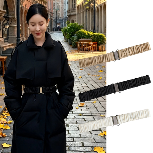 羽绒服布腰带女收腰百搭