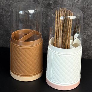 筷子筒沥水筷筒带盖家用筷子笼厨房餐具放筷勺子收纳盒置物架筷篓
