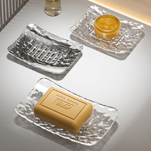 轻奢冰川纹皂盒肥皂置物架