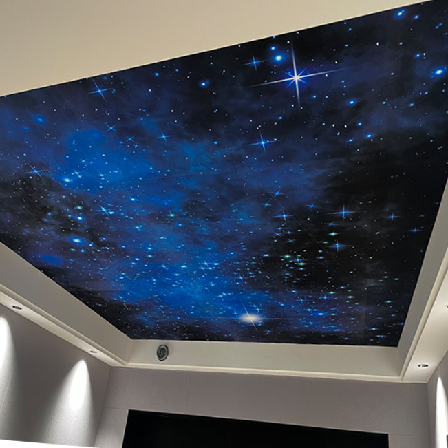 星空顶 石膏板吊顶 影音室 卧装饰性吸音材料