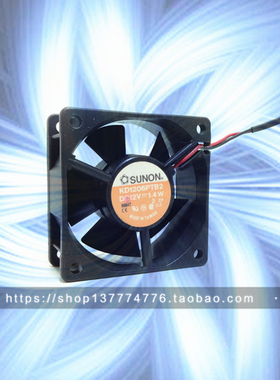 建准 6025 12V 1.4W 6CM/厘米 静音 CPU 电脑机箱风扇 KD1206PTB2