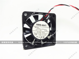 12V风扇2406KL 4CM4厘米0.06A 04W B19 3线静音风扇 NMB 6015 MAT
