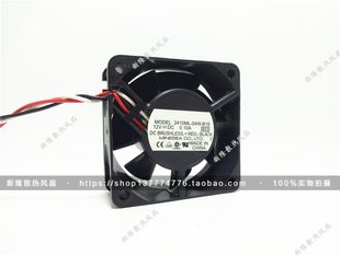 0.10A B19 6025 04W 2410ML 静音风扇 12V 双滚珠 6CM NMB 原装