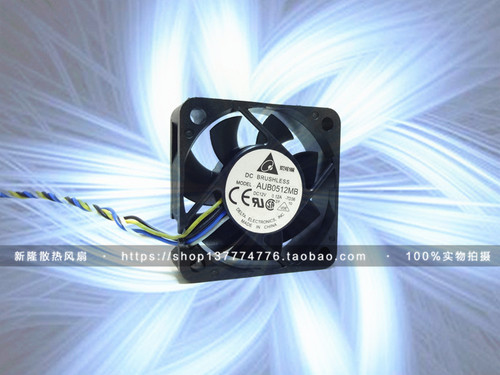 原装台达 5015 AUB0512MB 12V 0.12A 5CM智能自动调速PWM散热风扇 - 封面