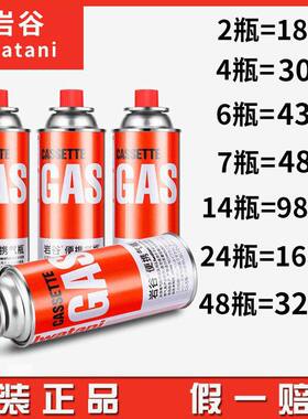 丁烷便携式气灶燃气气瓶户外岩谷