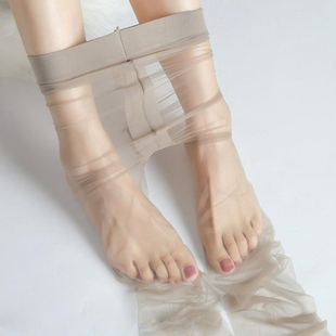 0.1D夏丝袜女薄款 空姐灰脚尖全透明极薄隐形浅黑色超薄无痕肉肤色