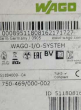 (议价）wago模块750-469000-002