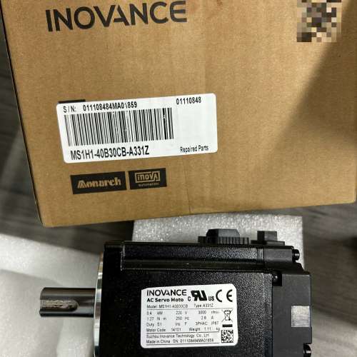 (议价）INOVANCE AC伺服电机MS1H1.4OB30CB-A