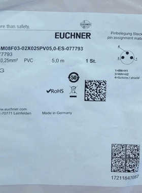 Euchner C-M08F03-02X025PV05,0-议价