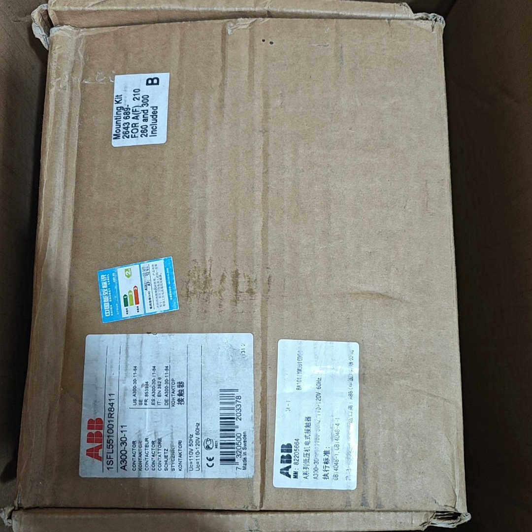 ABB交流接触器A300-30-11 110V低压电器原议价