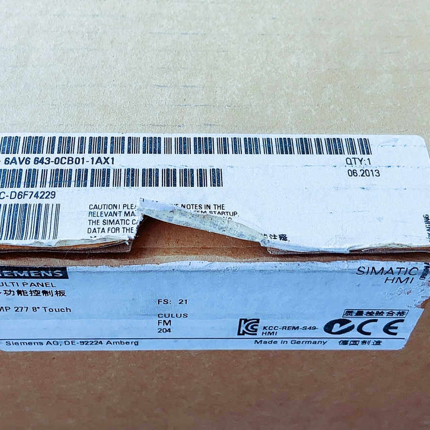 MP277-8 6AV6643-0CB01-1AX1 6AV议价