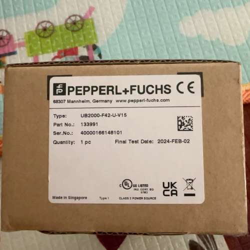 (议价）超声波传感器倍加福UB2000-F42-U-V15，