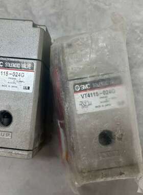 SMC电磁阀 VT4115-024G 两个