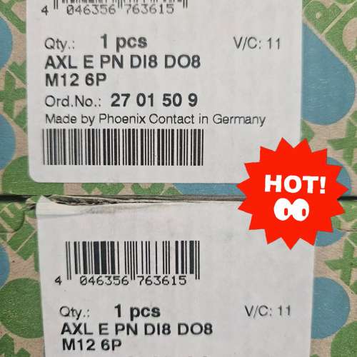 (议价）菲尼克斯 AXL E PN DI8 DO8 M12 6P 全