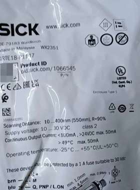 (议价）SICK西克光电传感器 GRTE18-P1147马来西亚