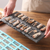 分子料理水晶鸭舌模具酒店冷菜摆盘长条款 菜品定型肉皮冻制作工具