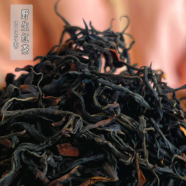 2025新野生红茶云南古树晒红花果香古树红茶自己喝花香茶礼盒装