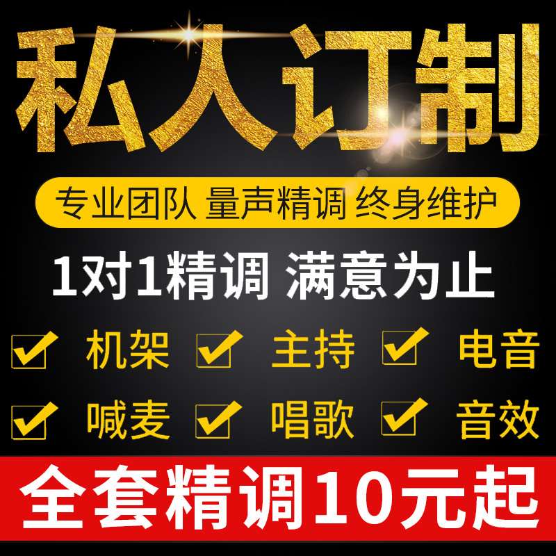 新品声卡调试内置创新外置艾肯雅马哈IXI莱维特RME专业调音师精调