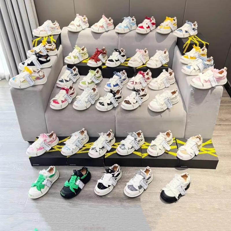 Y/檀健次同款开口笑帆布鞋