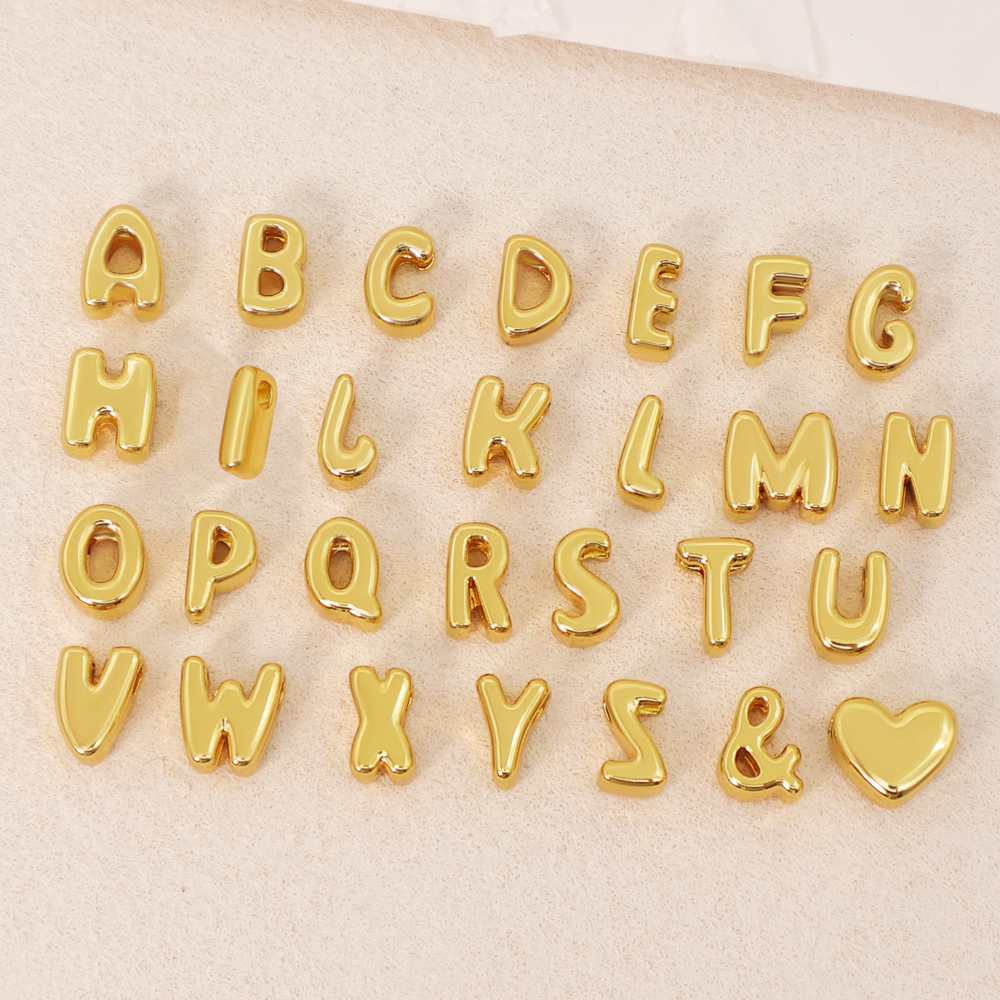 DIY不锈钢英文字母吊坠