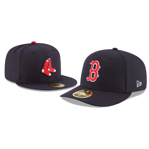 波士顿红袜队59FIFTY帽子NEW ERA LOW PROFILE低冠全封微弯棒球帽