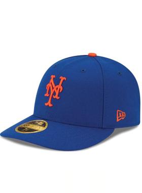 NEW ERA纽约大都会球员METS 59fifty全封平沿帽子MLB棒球帽周边