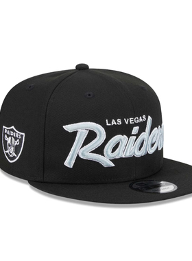 NFL突袭者Raiders帽子NEW ERA匪帮网帽迷彩帽子嘻哈说唱棒球帽