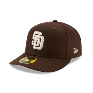 MLB圣迭戈教士Padres全封帽NEWERA球员棒球帽59FIFTY封口封闭帽子