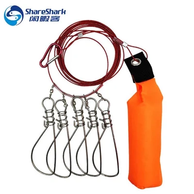 扩不锈钢活鱼扣鱼锁扣鱼扣栓鱼锁鱼器嘴式高强度