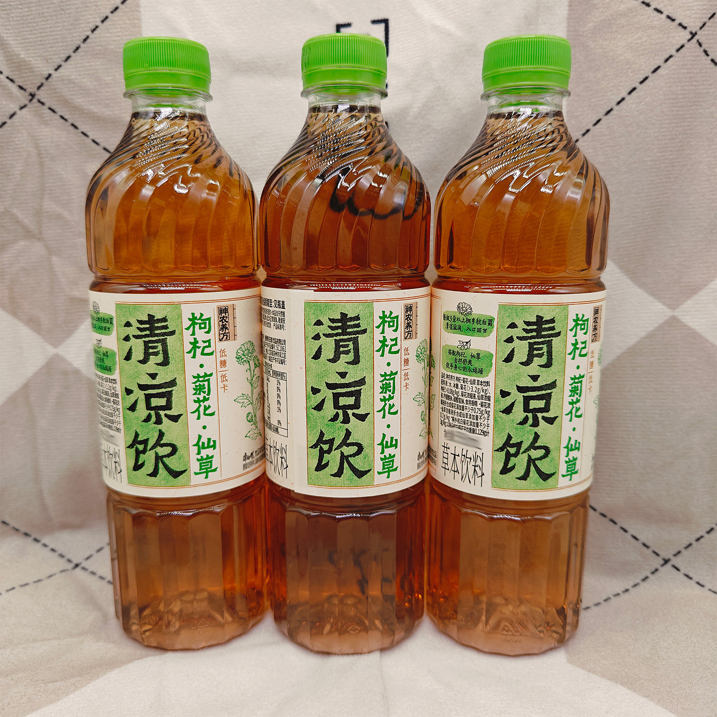 康师傅清凉饮500ml瓶装草本饮料
